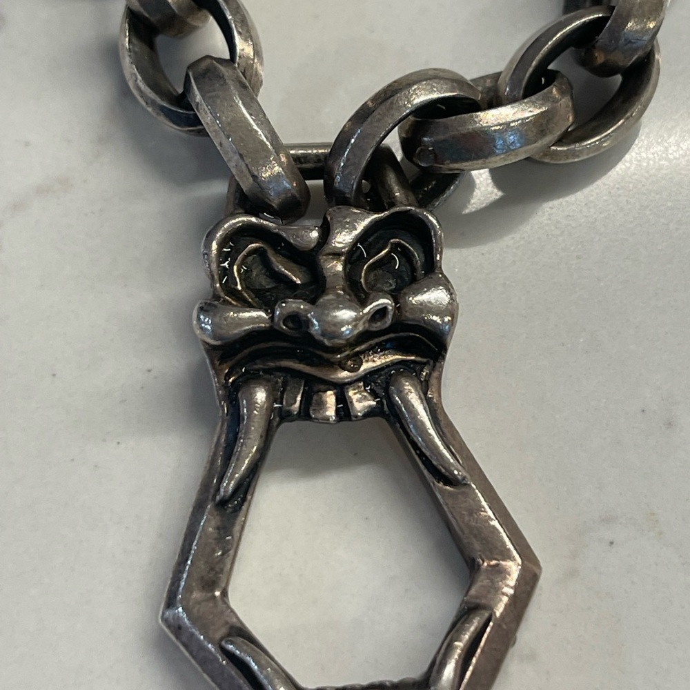Room 101 Necklace XL .924  Quality 95 grams of Sterling  Silver